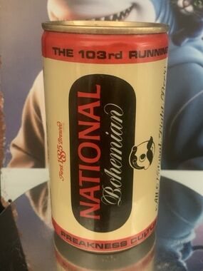 Vintage Beer Can National Bohemian Preakness May 20th 1978 Pull Tab Empty
